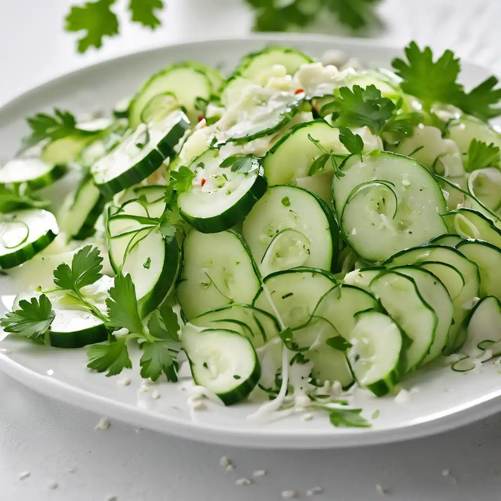 Cucumber Salad with Parsley