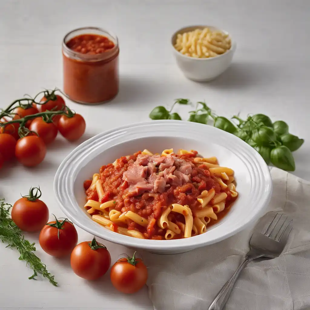 Quick Tomato and Tuna Sauce for Macaroni