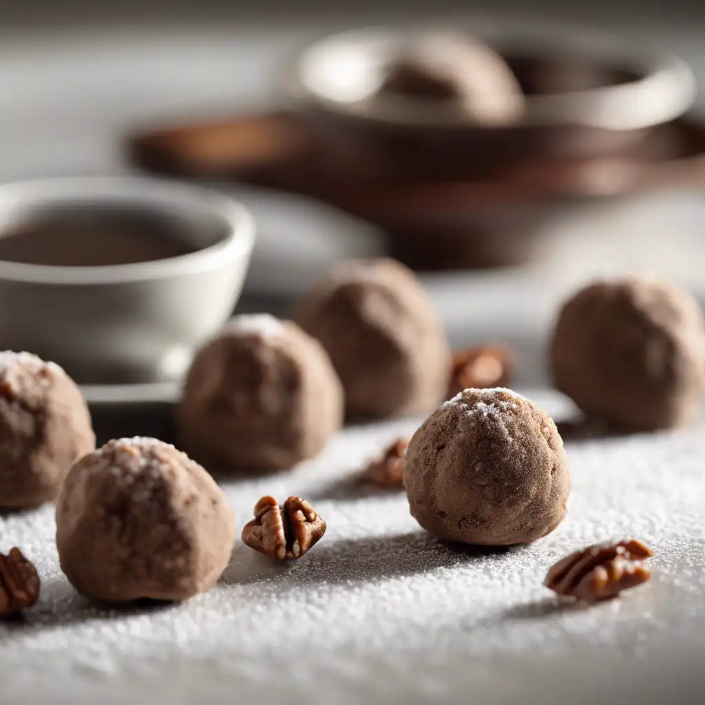 Pecan and Coffee Truffles