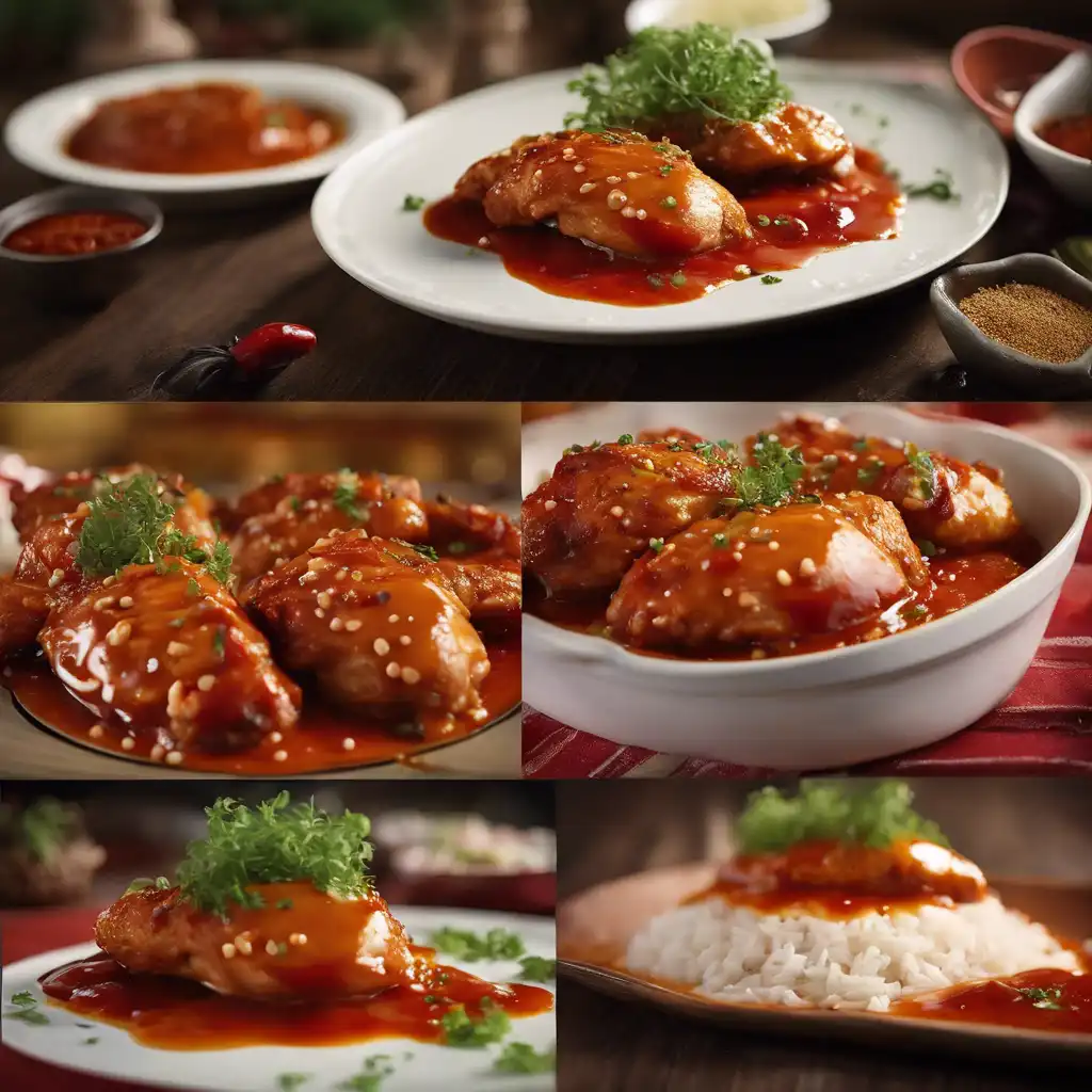 Spicy Chicken with Sauce