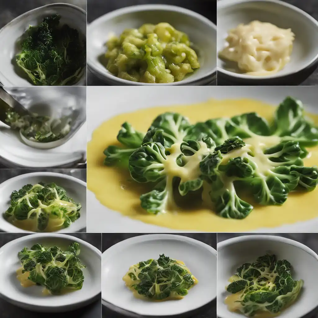 Flower Sprouts with Sharp Cheese