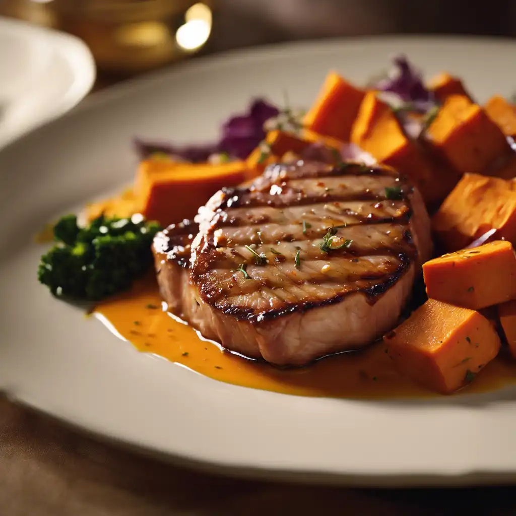 Pork Chop with Sweet Potato