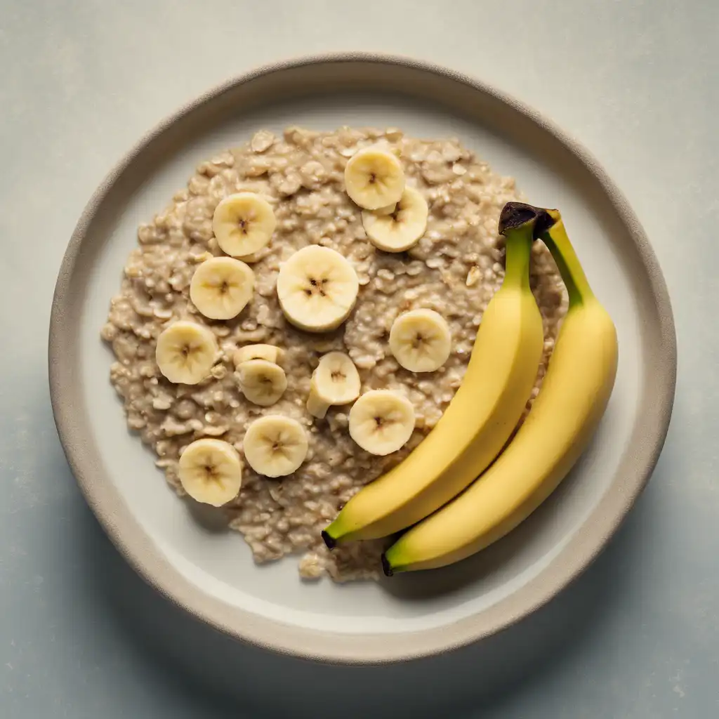 Banana and Oatmeal Afternoon Snack