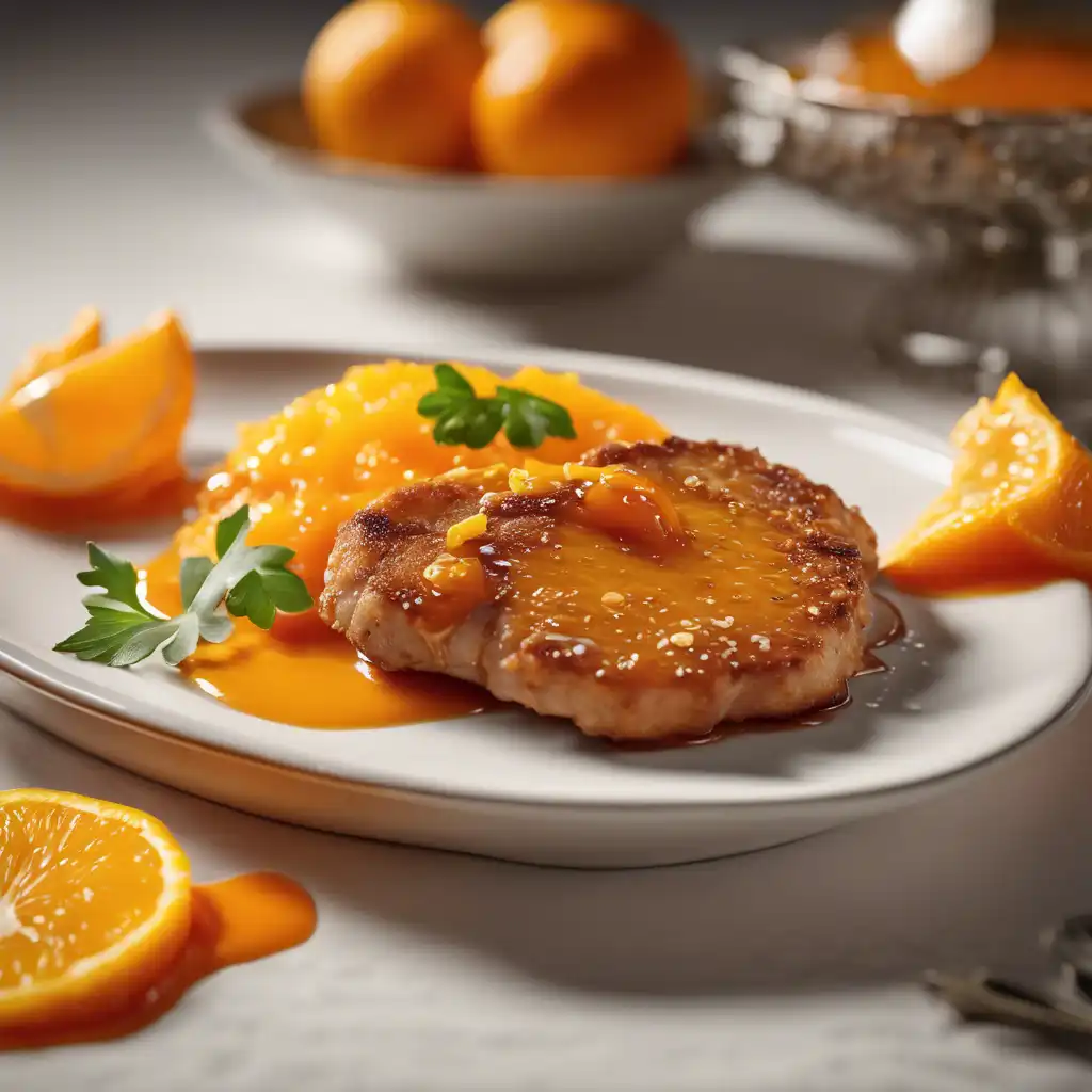 Pork Cutlet with Orange Sauce