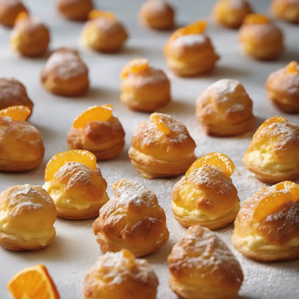 Fried Orange Cream Puffs