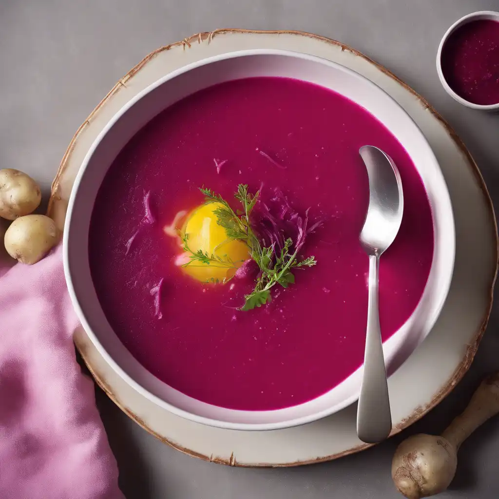 Beet and Potato Soup