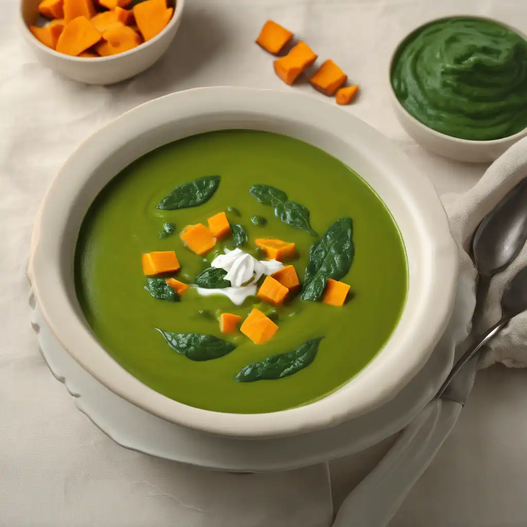 Sweet Potato and Spinach Soup