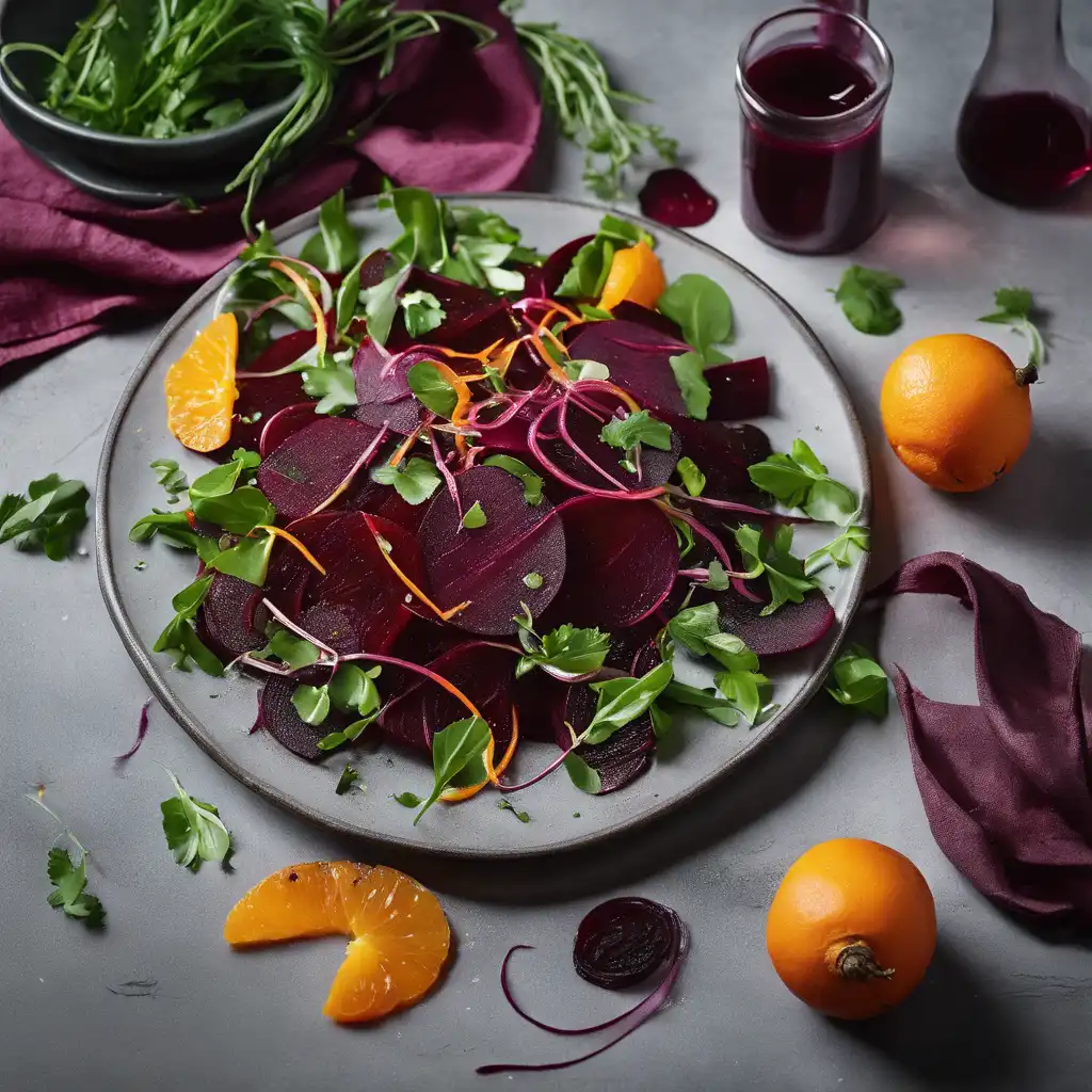 Beet, Sweet Herb, and Tangerine Salad