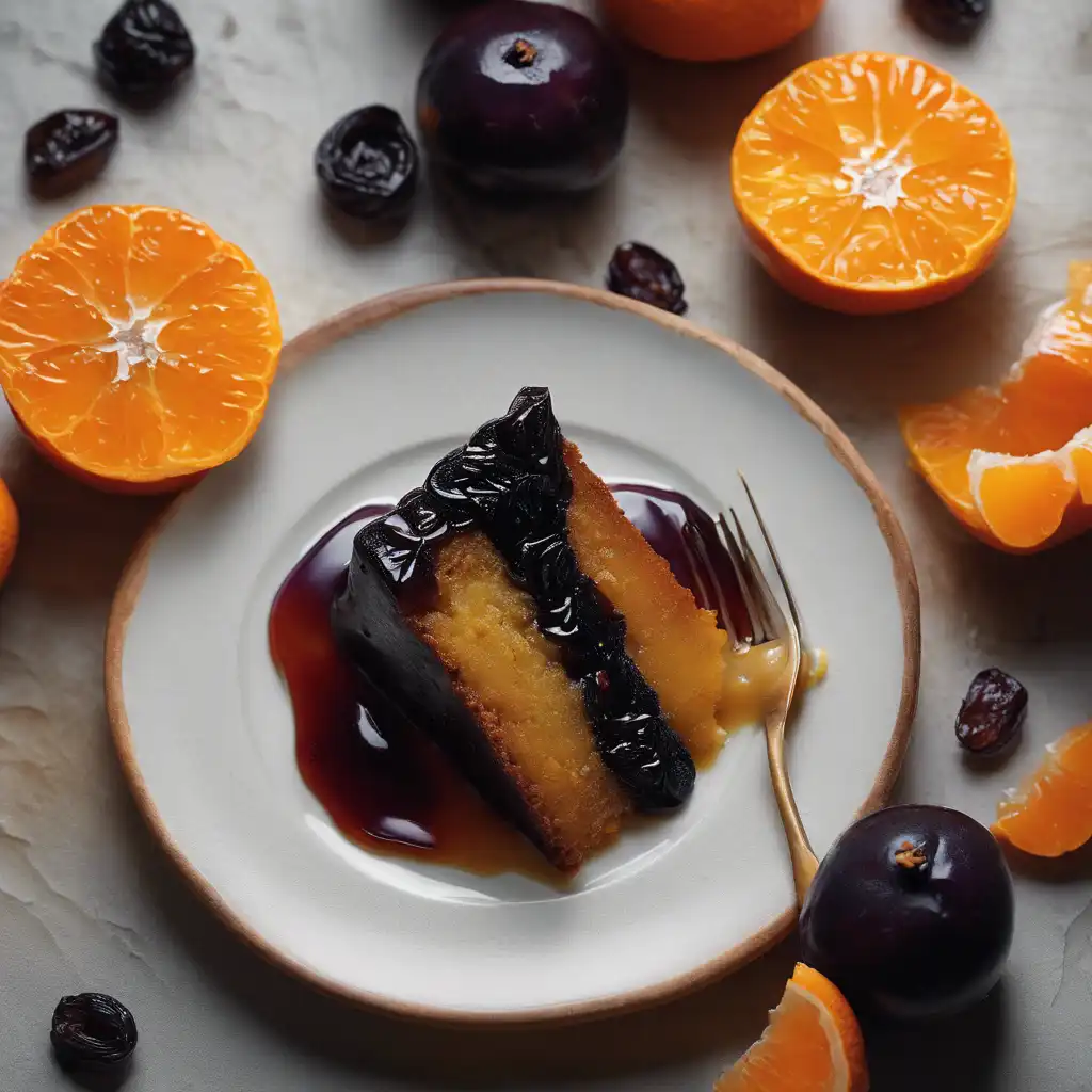 Tangerine and Prune Cake