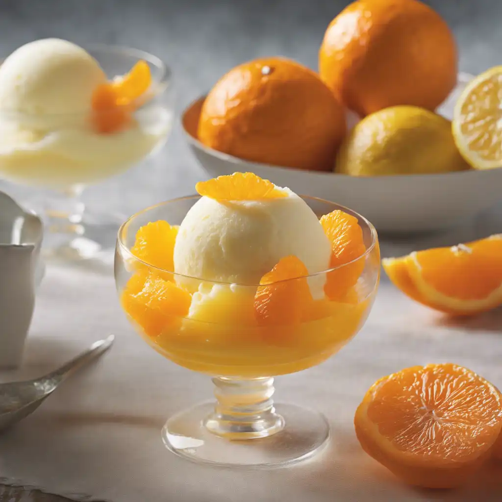 Tangerine and Lemon Sorbet