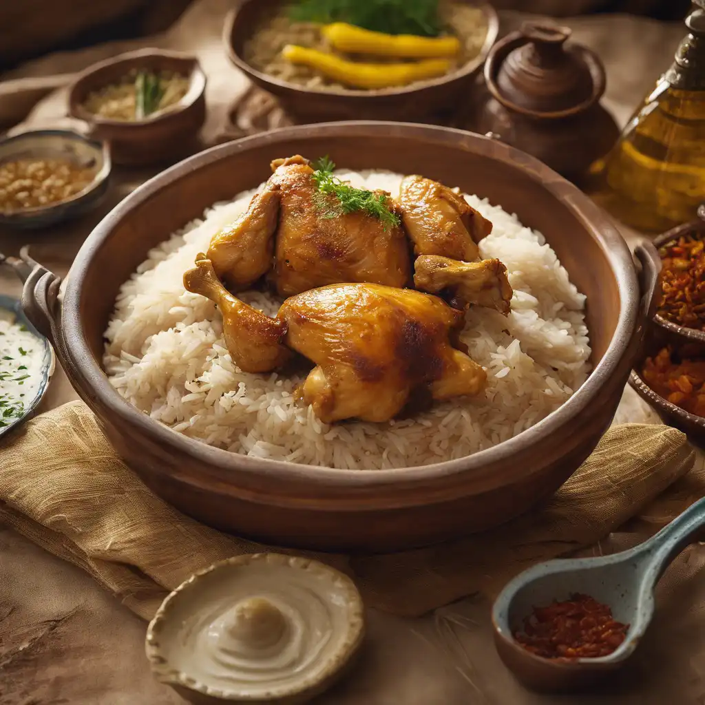 "Emirati-Style Chicken and Rice"