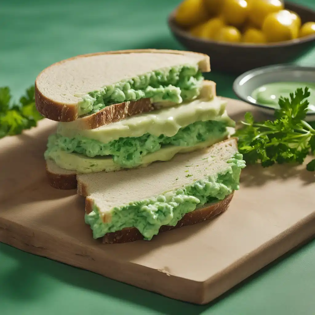 Green Filling Sandwich