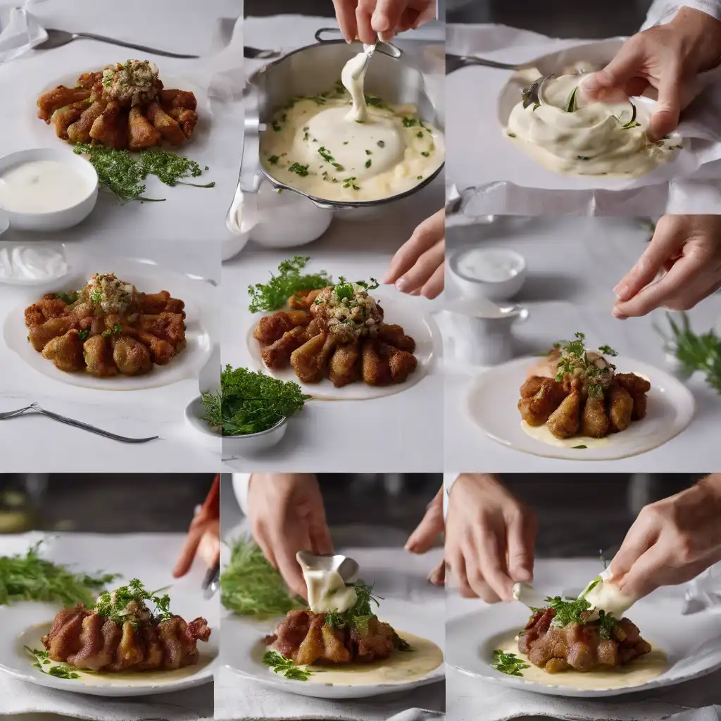 Shishbarak-Style Meat Fritters/Syrup