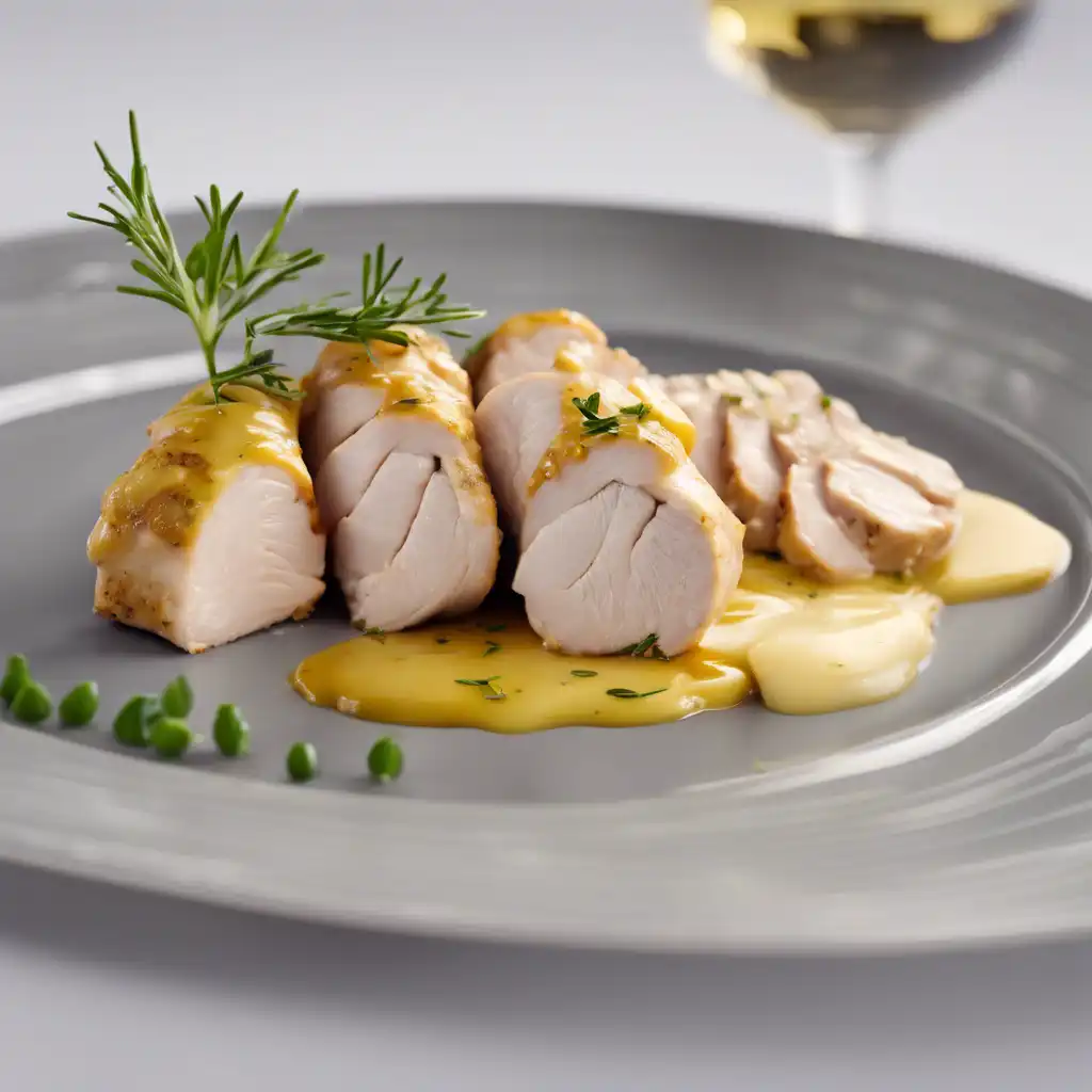 White Wine Chicken Roulade