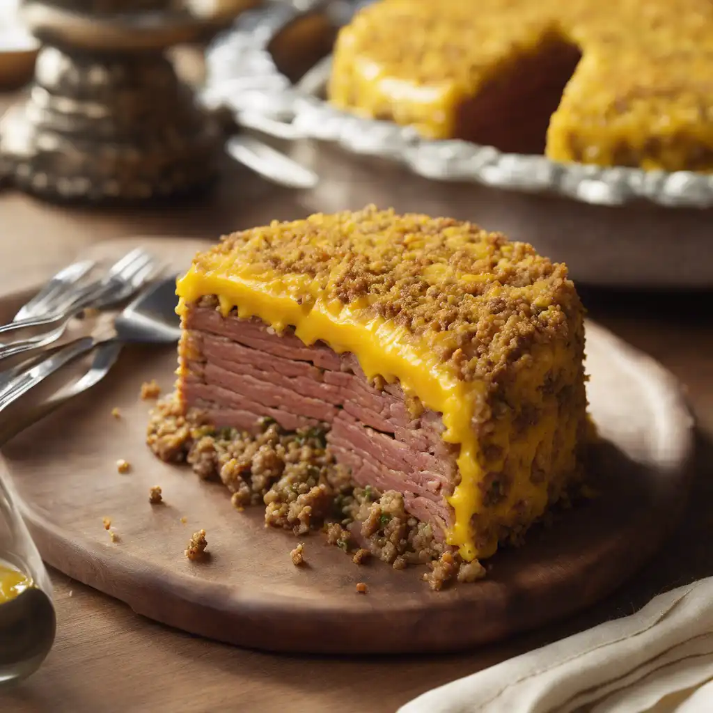 Meat Cake with Mustard