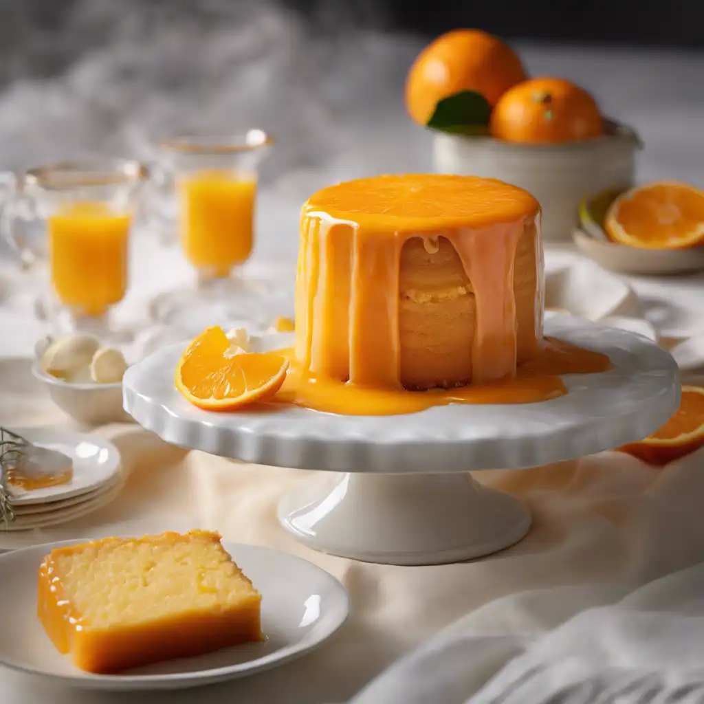 Orange Cake with Orange Glaze