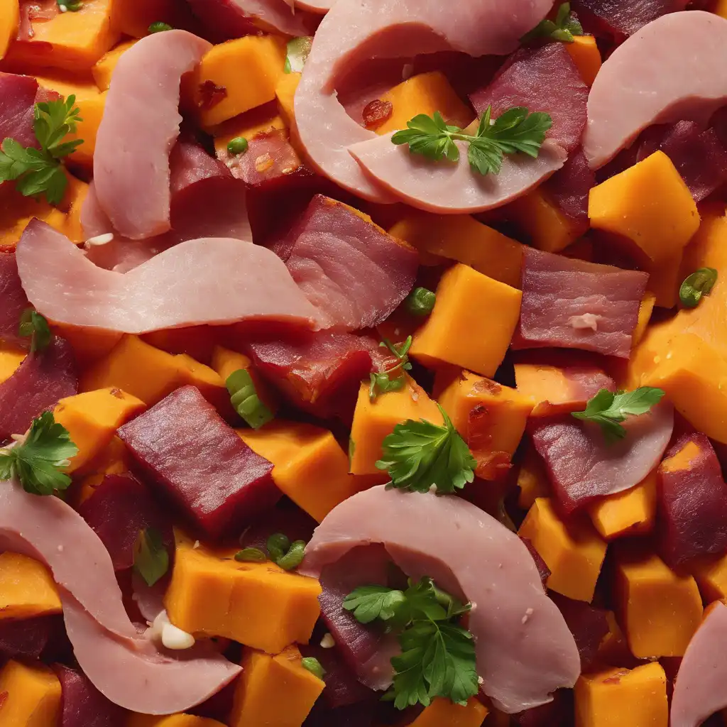 Rainbow Sweet Potato Salad