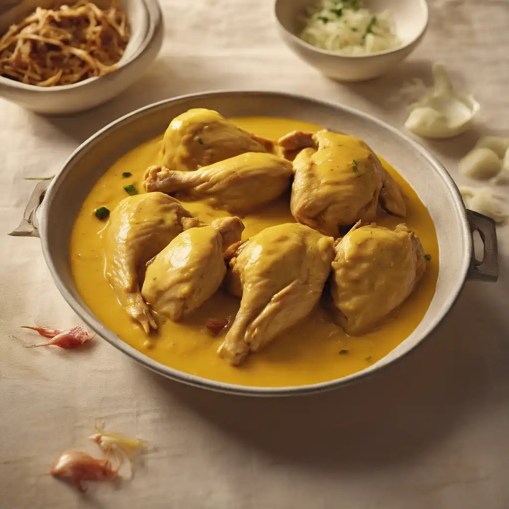 Chicken and Curry Sauce (Caril)