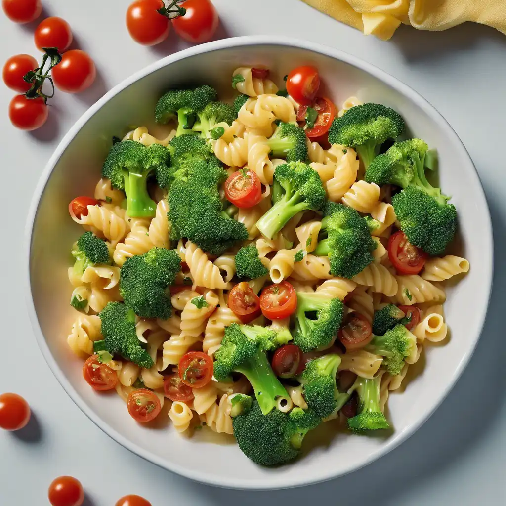 Conchinha (Macaroni) with Broccoli and Tomato