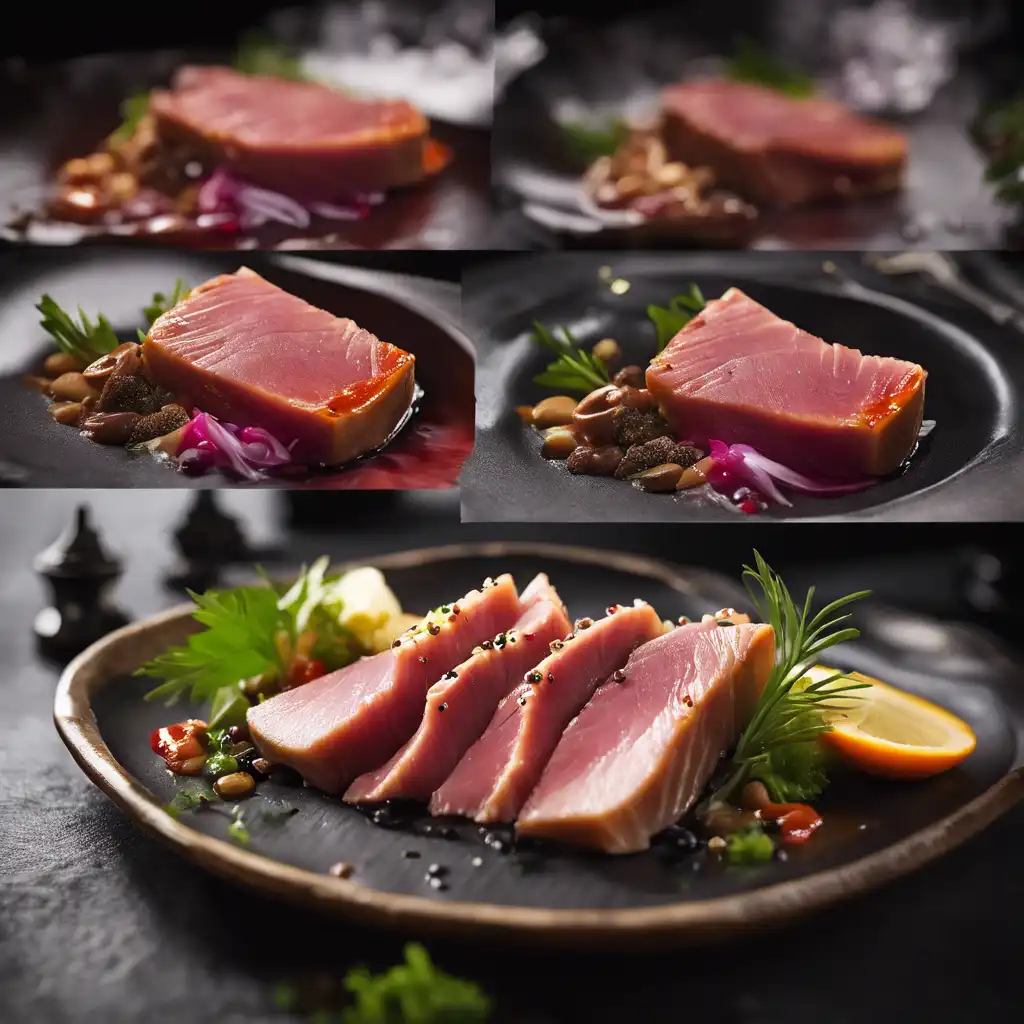 Flambéed Tuna