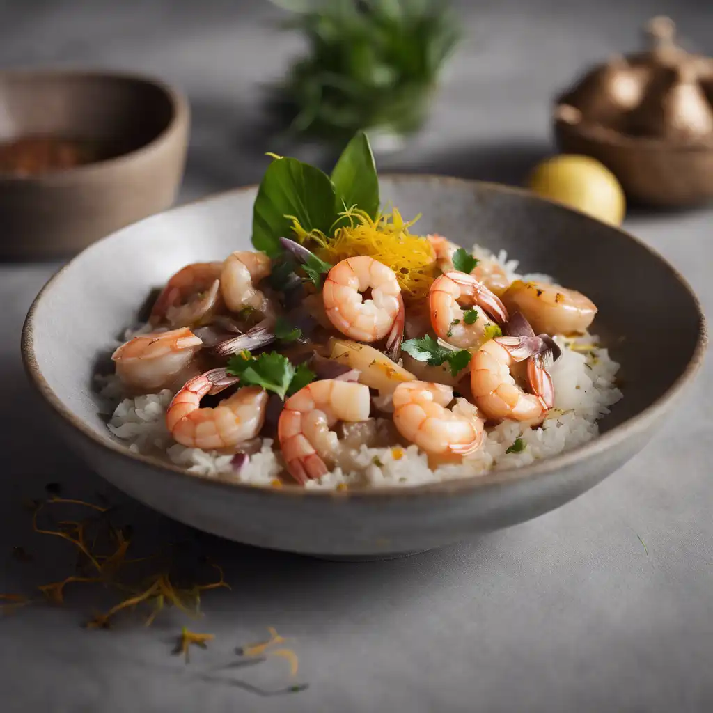 Tanzanian-Style Gray Shrimp with Coconut Ralado