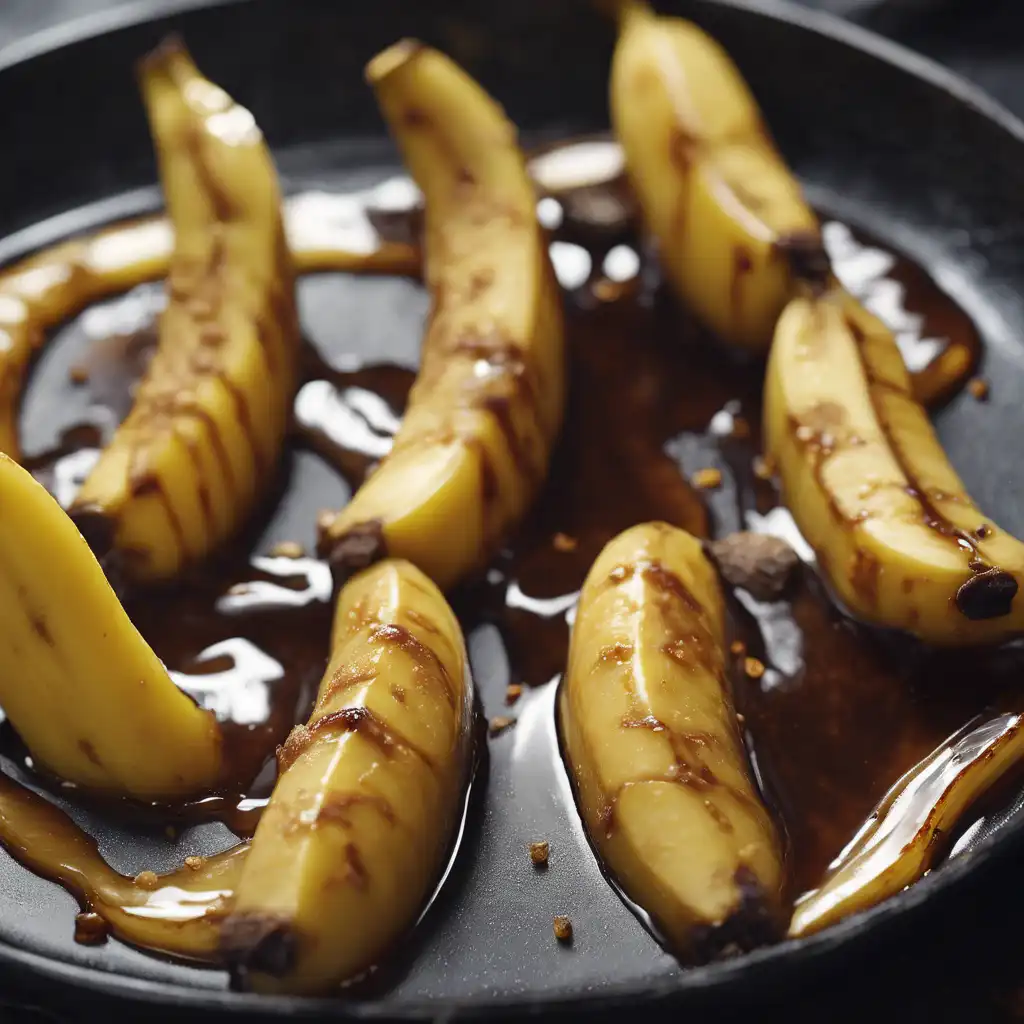 Glazed and Flambéed Banana