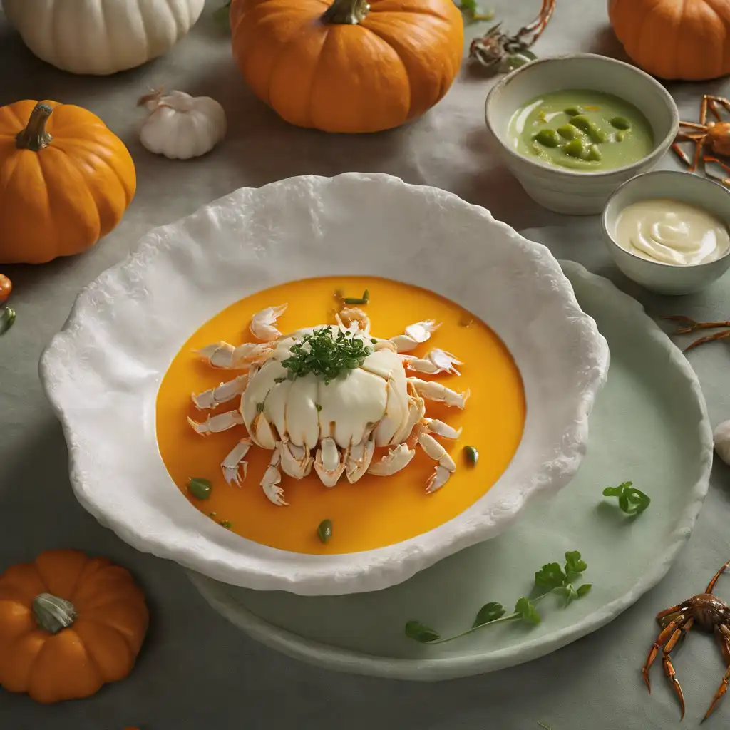 Pumpkin with Crab