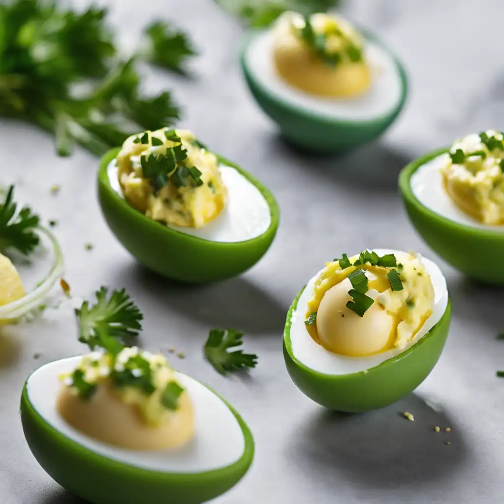 Stuffed Eggs - Green Eggs