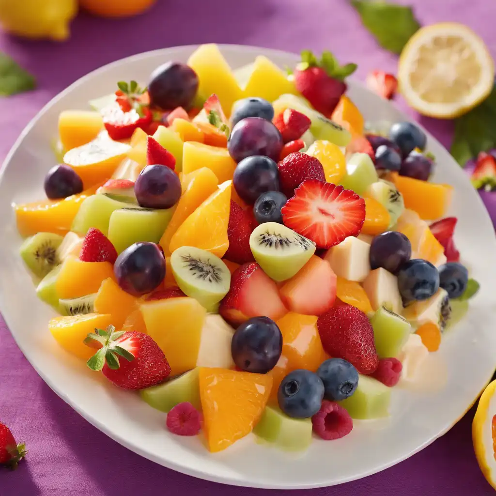 Creamy Lemon Fruit Salad