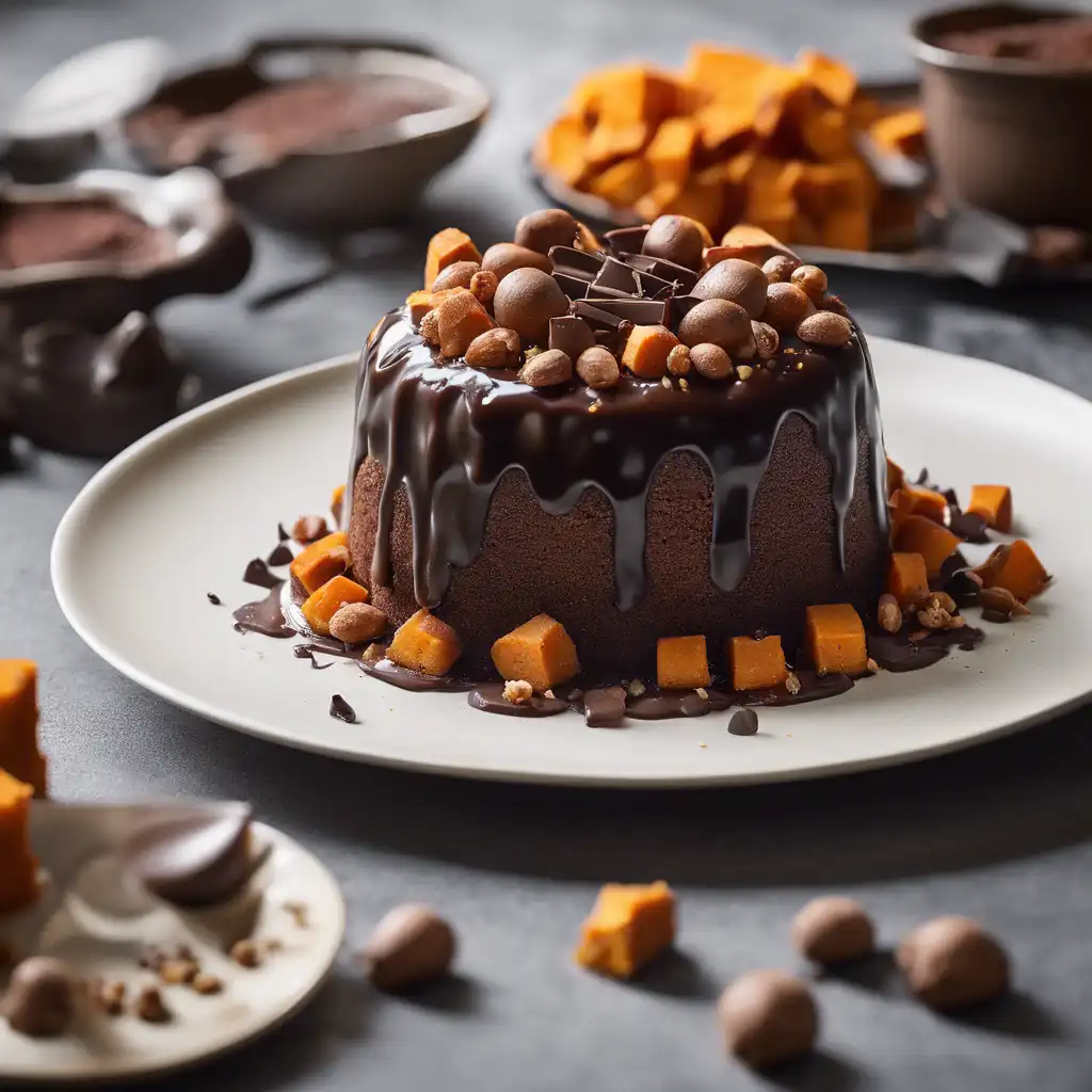 Sweet Potato and Chocolate Cake