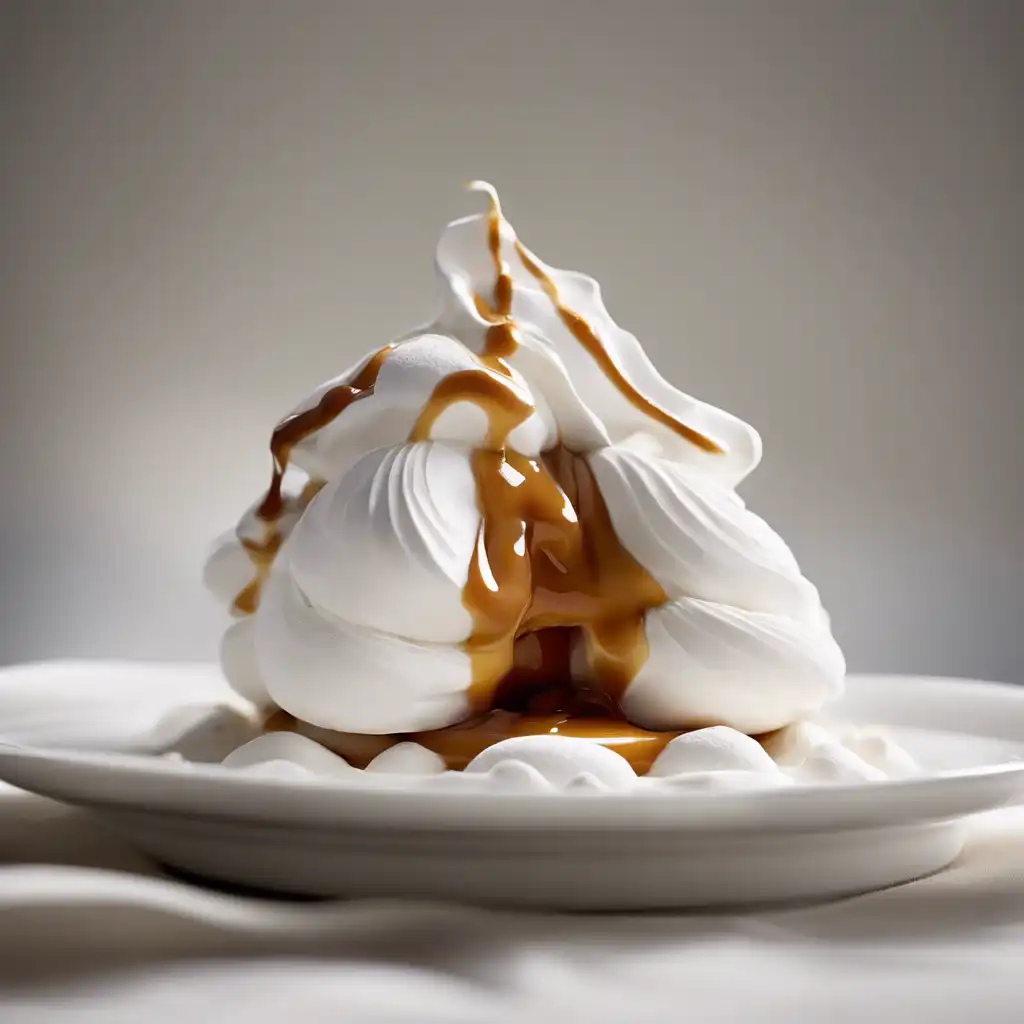 Meringue Cloud with Caramel