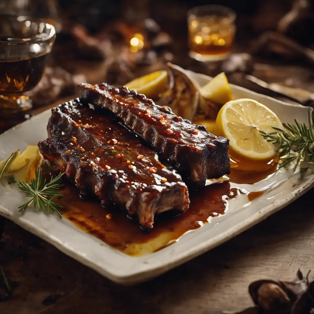 Pork Ribs with Rum