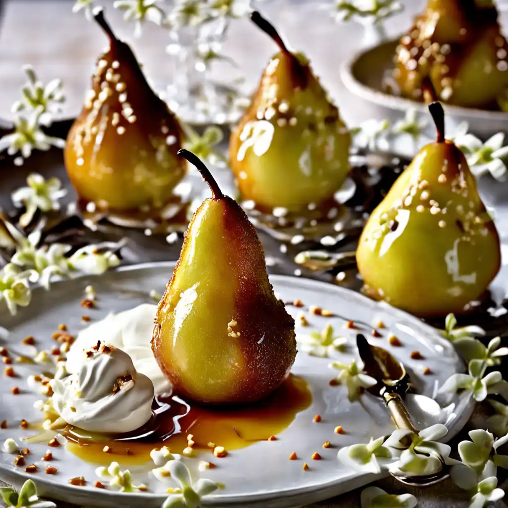 Rum-filled Pear