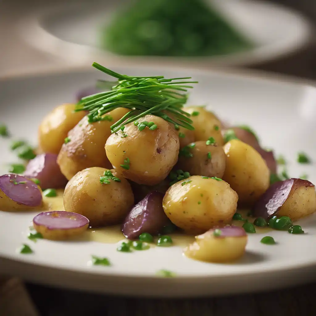 Sautéed Small Potatoes with Chives