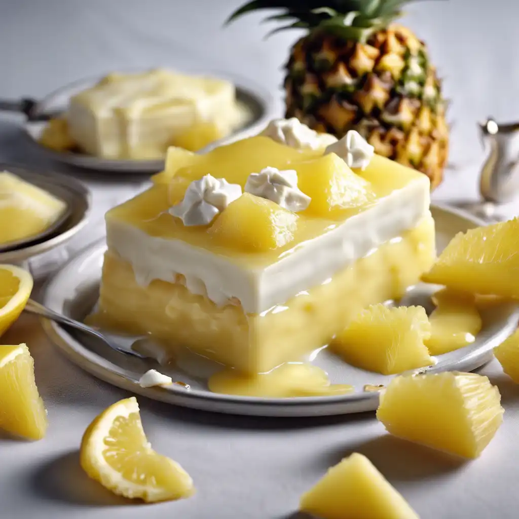 Foto de Torta de maçã e amêndoa com glace de limão