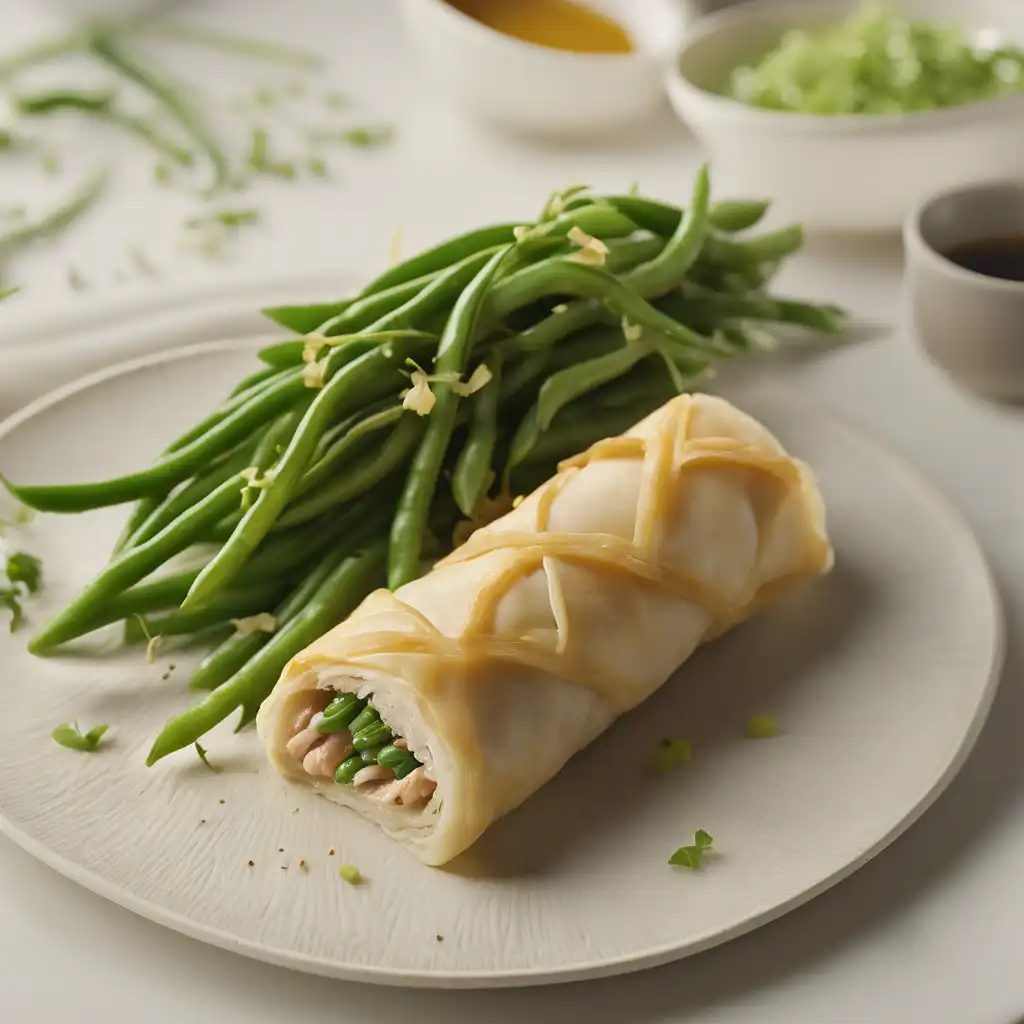 Green Bean and Chicken Roll