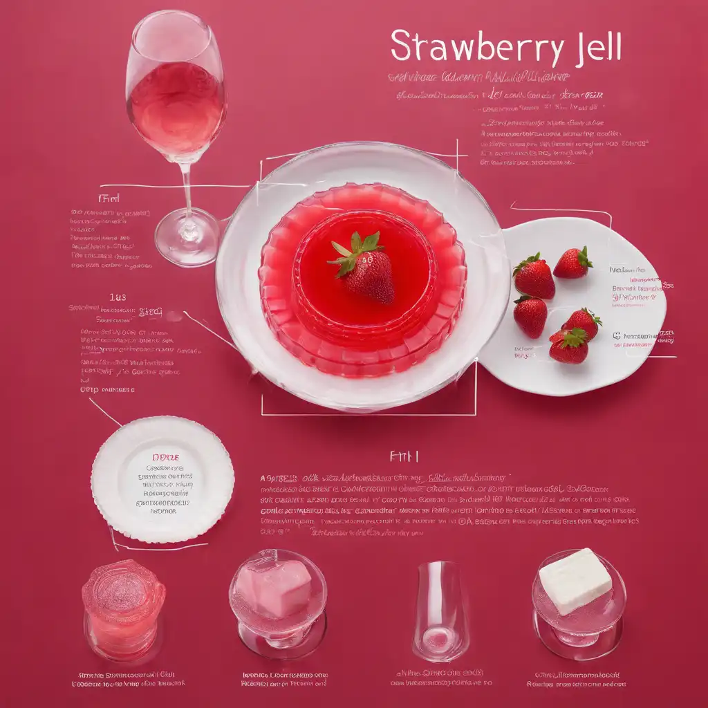 Strawberry Jell-O Wine Dessert