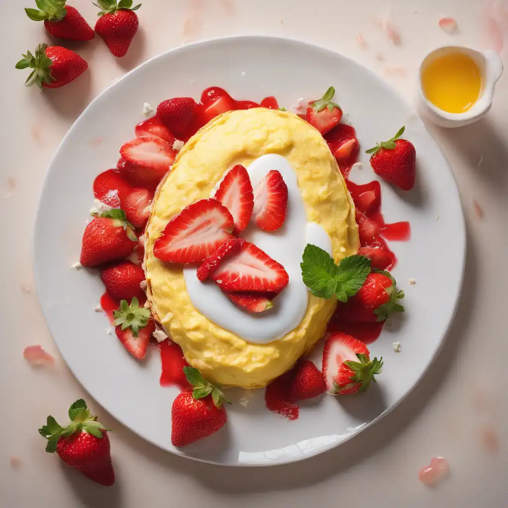 Strawberry Sweet Omelette