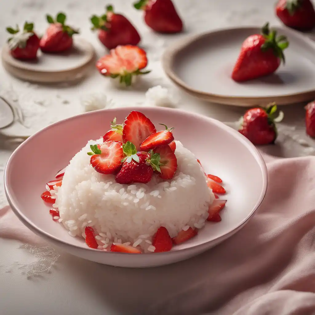 Sweet Rice with Strawberries