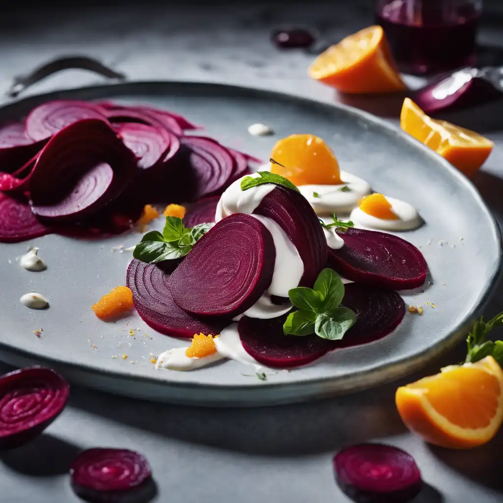 Beetroot with Yogurt and Orange