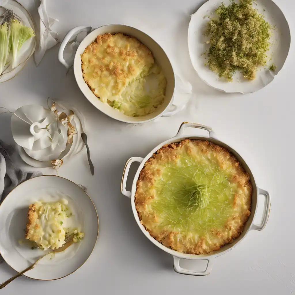 Creamy Leek Au Gratin