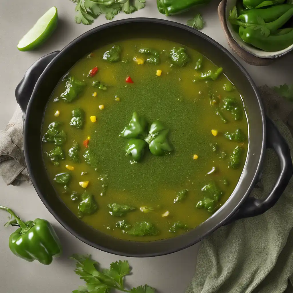 Cilantro with Green Pepper