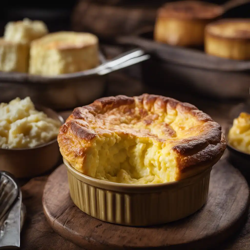 Mince and Cheese Soufflé from Minas Gerais