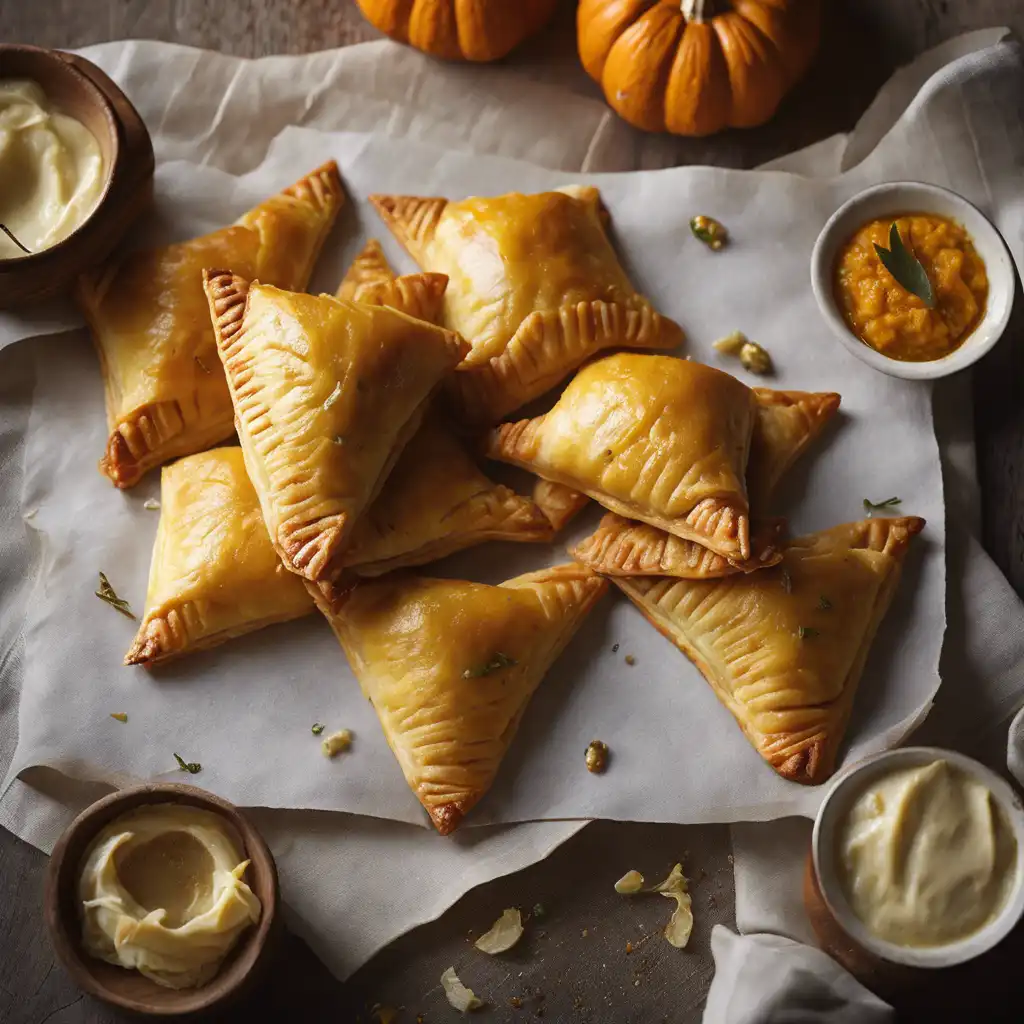 Pumpkin and Garlic Turnovers