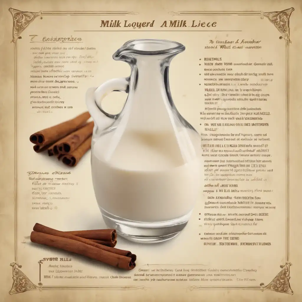 Milk Liqueur Recipe