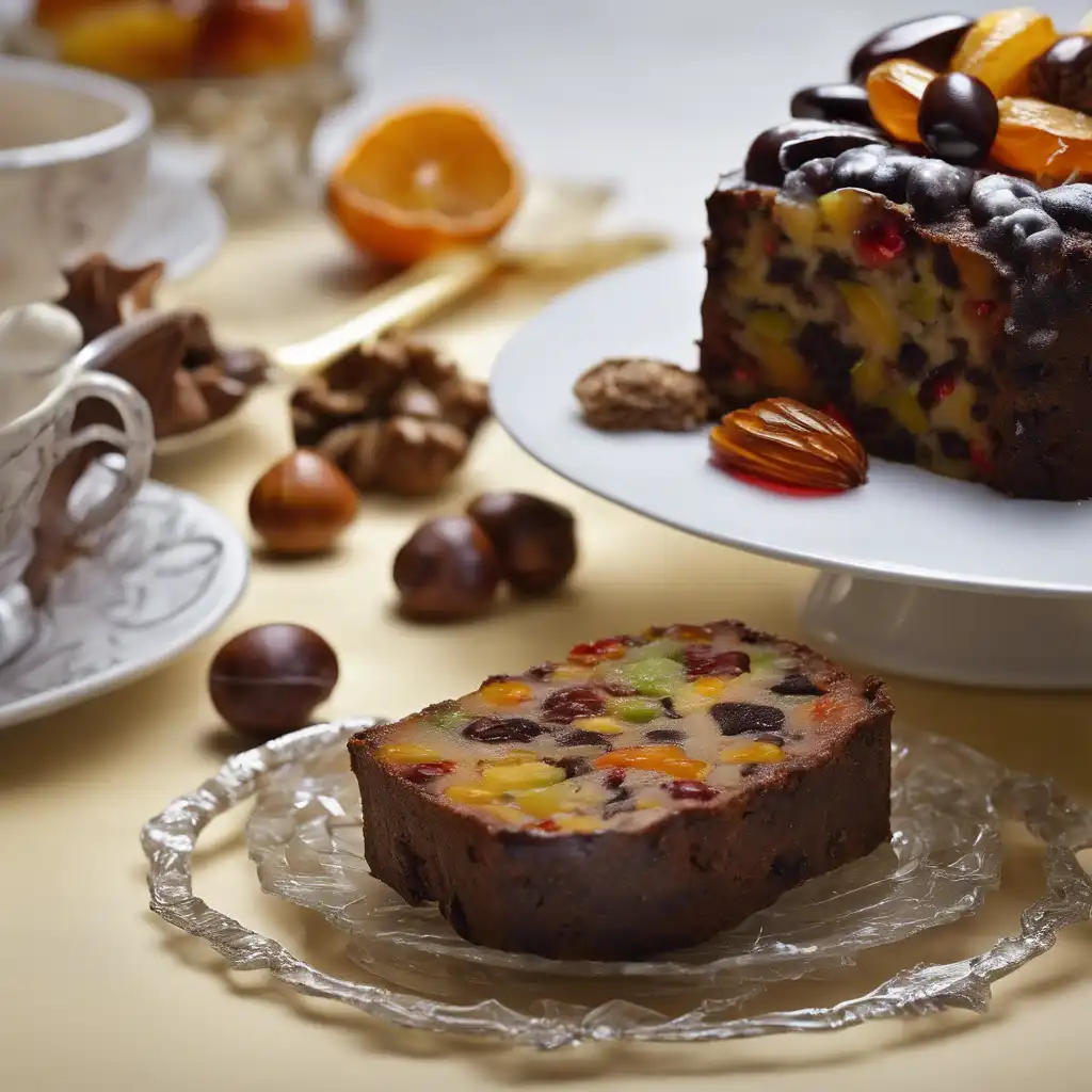 Fruit Cake with Chocolate