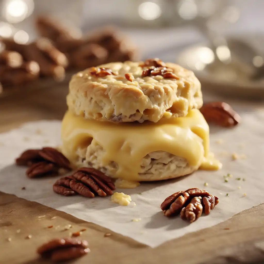 Savory Cheese and Pecan Biscuit