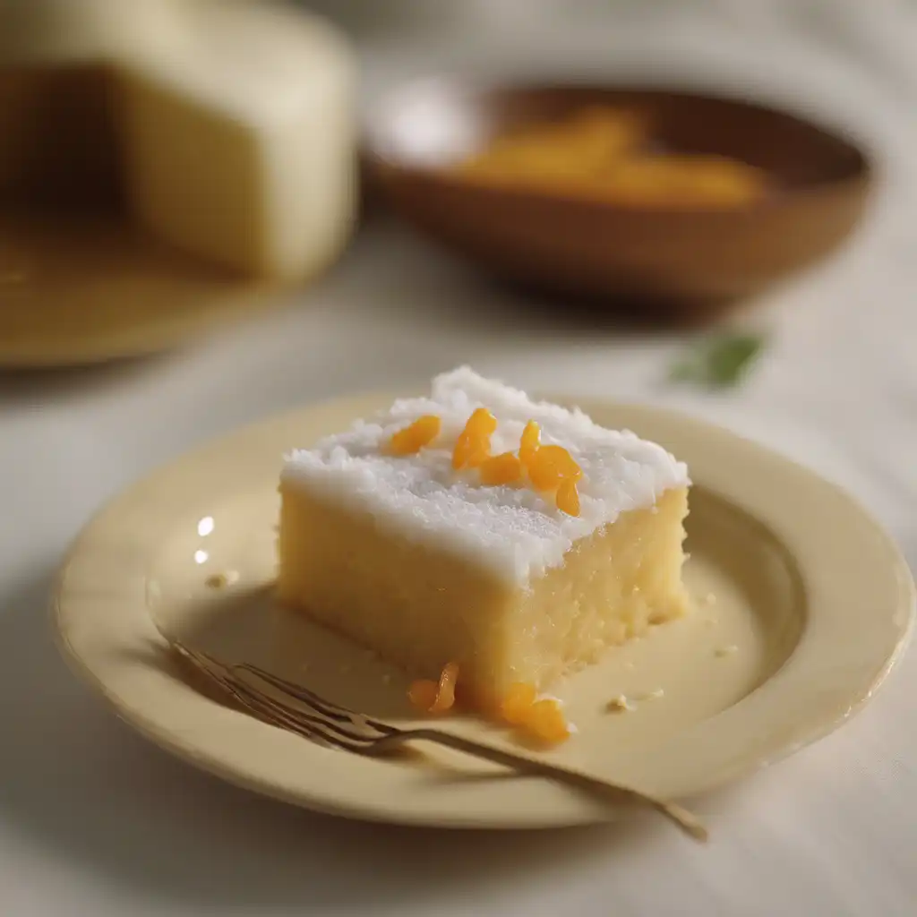 Maniocu Cake with Coconut Milk