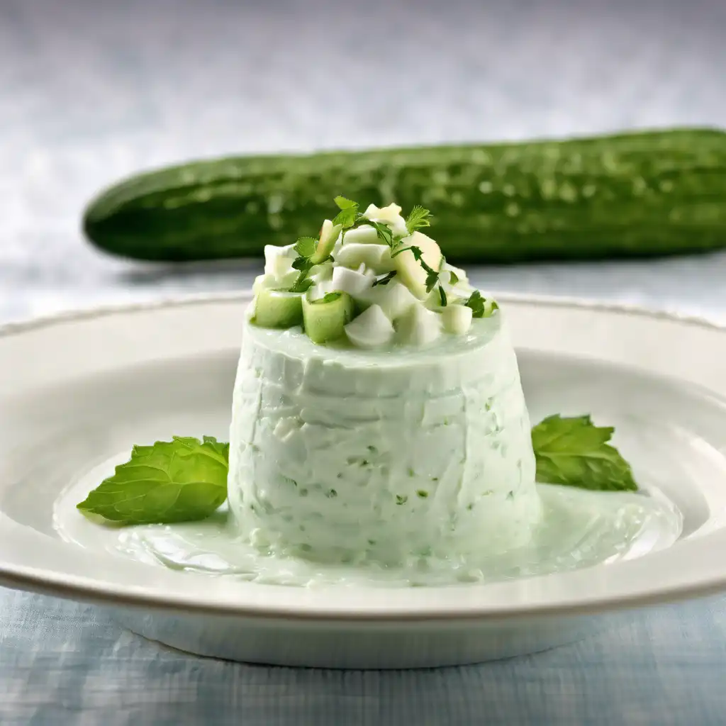 Cucumber and Gorgonzola Mousse