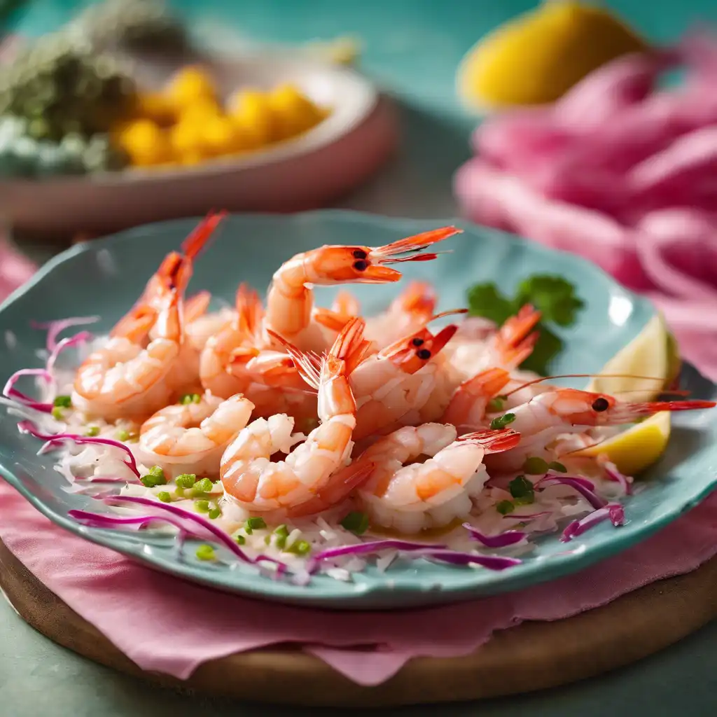 Shrimp Cascade with Coconut Sauce